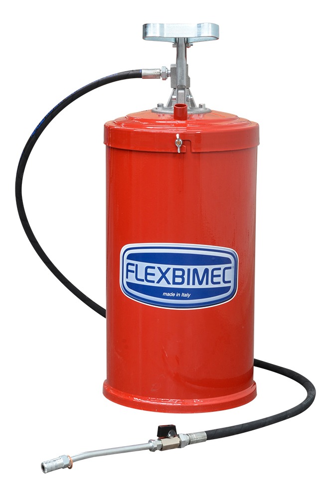 Bomba De Engrase A Palanca Con Deposito 16 Kg