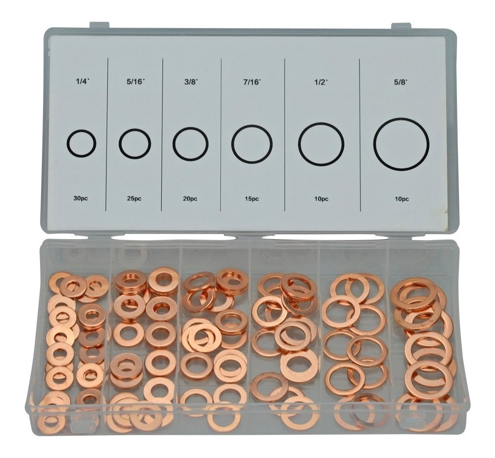 [GM-14ARANDE040CH] Arandela De Cobre (110 Piezas)