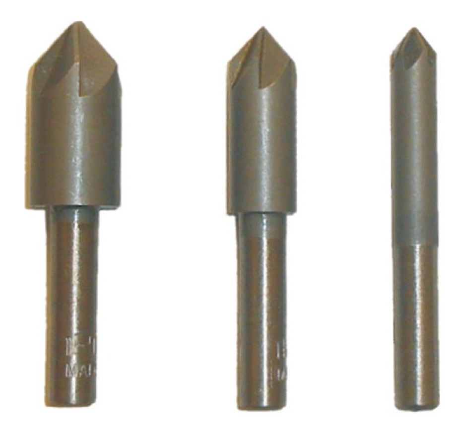Brocas Avellanadoras Con Rimas Iridium Set 3 Piezas