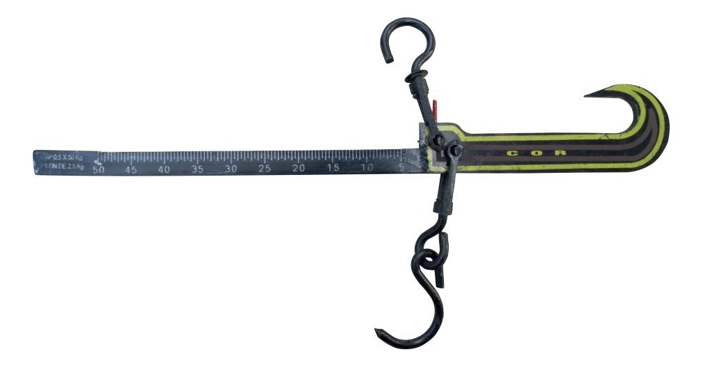 [GM-14BASCUL073SM] Báscula Romana Machete 200kg Gancho Sencillo Karlen