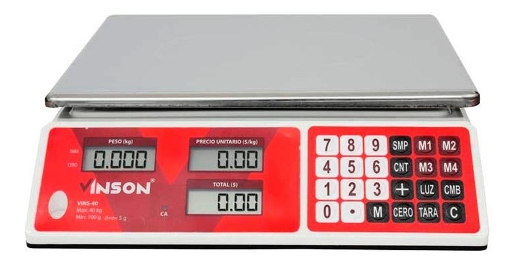 Báscula Comercial Digital Vinson VINS-40 40kg