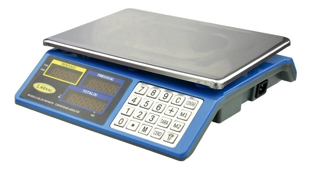 [GM-14BASCUL129SM] Bascula Multifuncional 40Kg/5Gr Blue Infinite