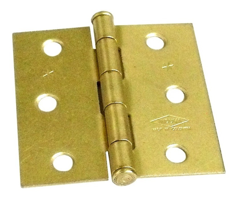 Bisagra Nudo Cabeza Plana C.14 3x3" Latonada