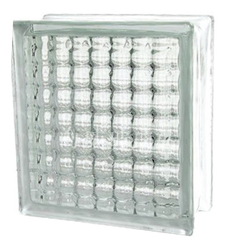 [GM-14BLOQUE014CH] Bloque de Vidrio "parallel" 19x19x8 CM (6 Pzas)