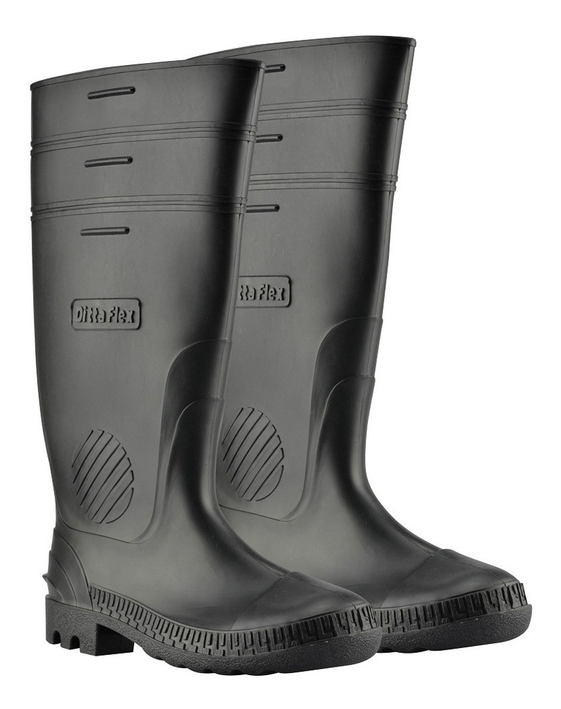 Bota De Hule Jardinera Negra  Talla 25