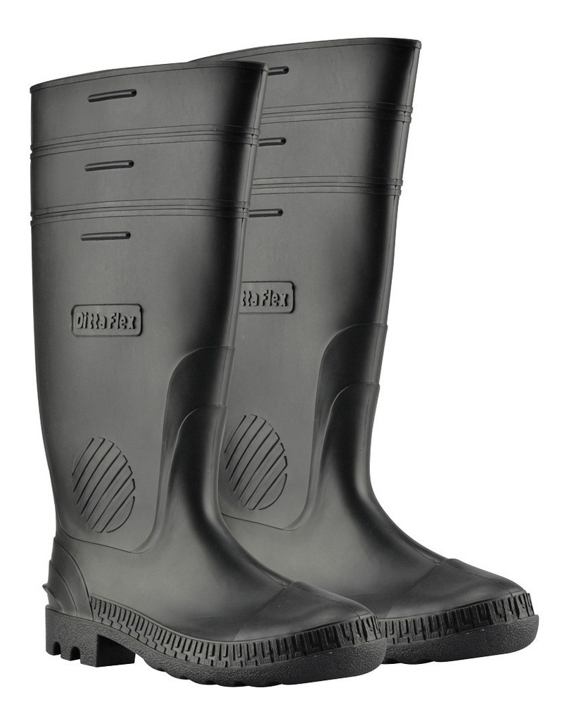 Bota de Hule Jardinera Negra Karlen No. 29