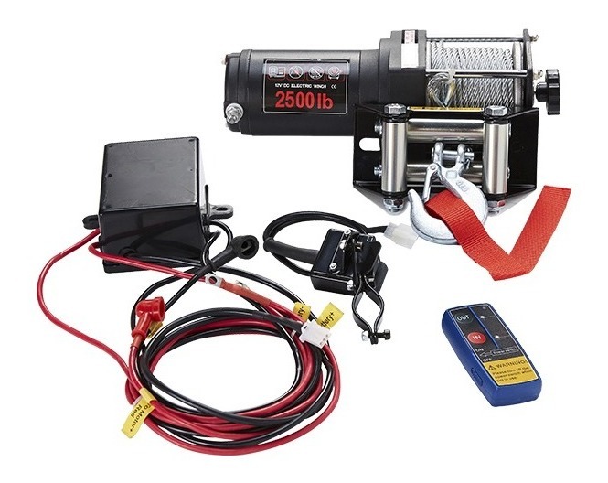 Malacate Electrico Winch 12V 2500Lbs 3 Hp/2.2Kw
