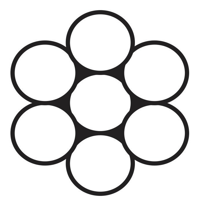 Cable De Pesca Con Forro De Vinil 100Mx.75Mm 80Lbplus