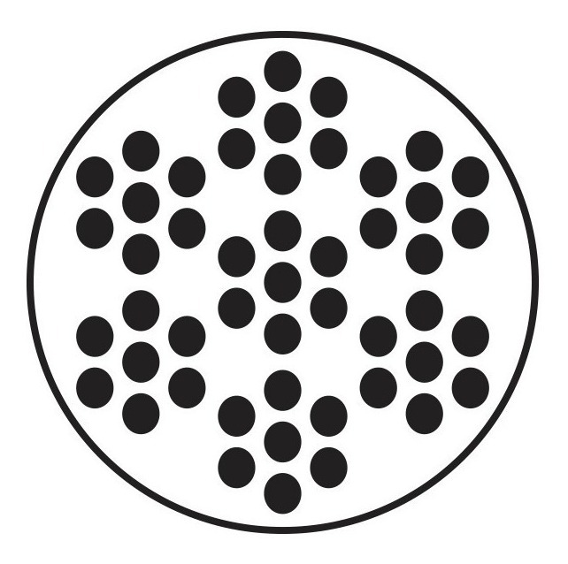 Cable Acero Galvanizado 7X7 80M 3/16