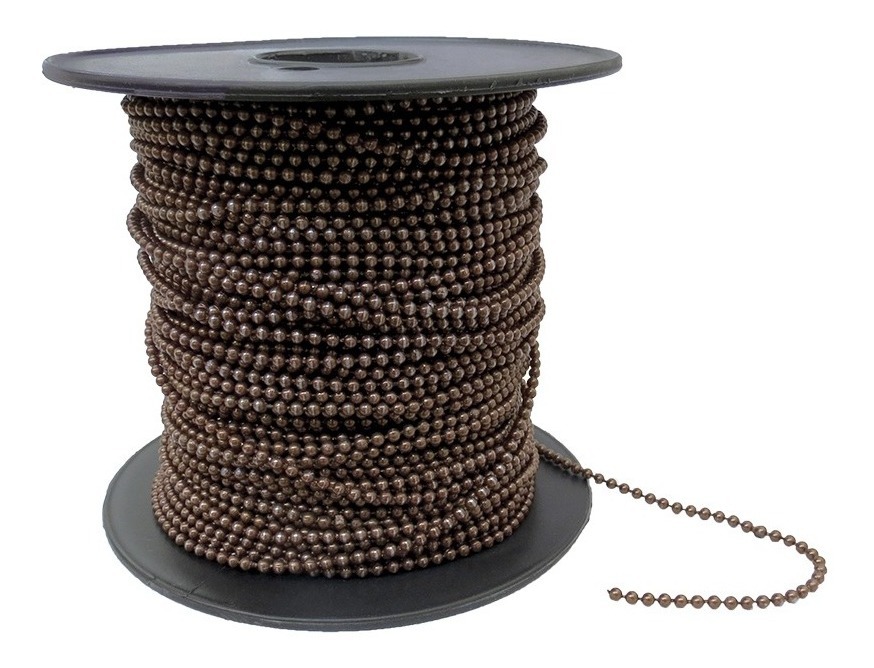 Cadena De Bola Plastico 4.5Mmx100Mt No.10 Chocolate