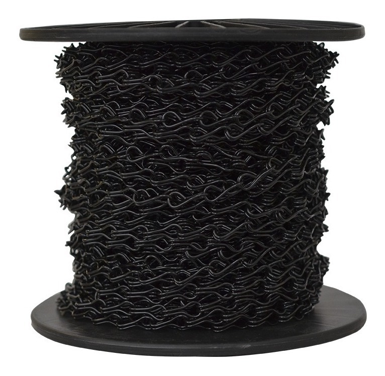 Cadena Decorativa Negra 1.6x11x23mm X 50m