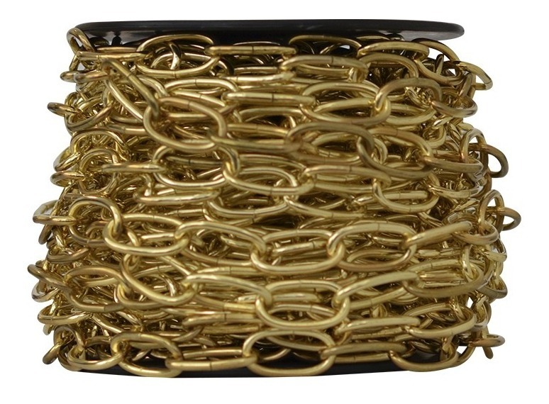 Cadena Decorativa Latonada 4x22x40mm x 25m