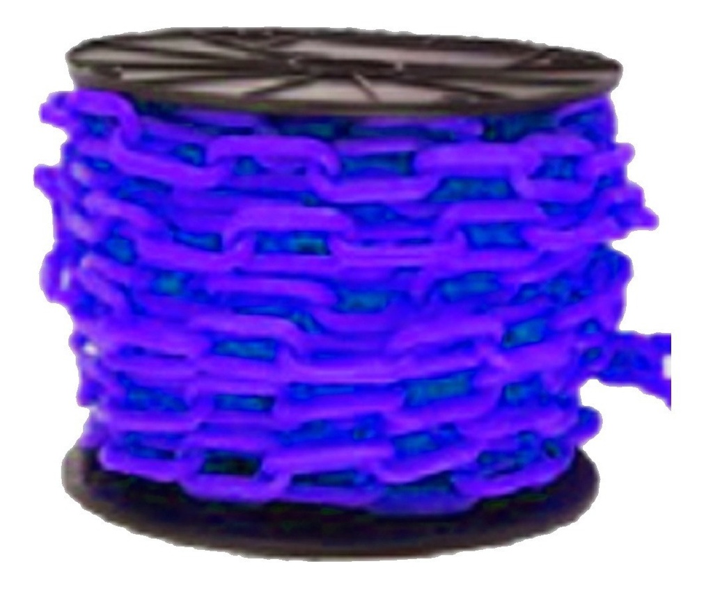 [GM-14CADENA204YF] Cadena de Plástico Azul 6mm x 30 m