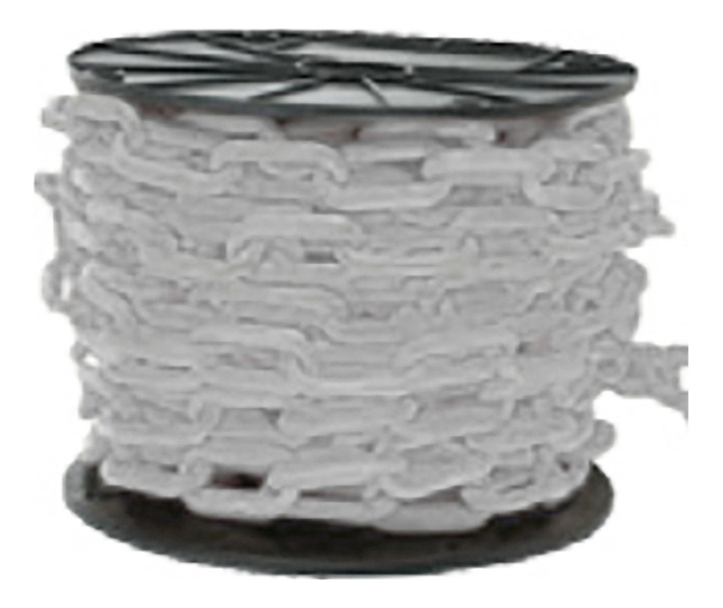 [GM-14CADENA206YF] Cadena de Plástico Blanca 8mm x 30 m