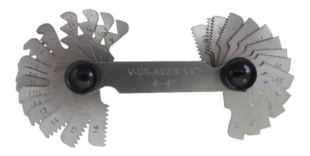 Calibrador de Roscas 31 Hojas 4-42 S-474