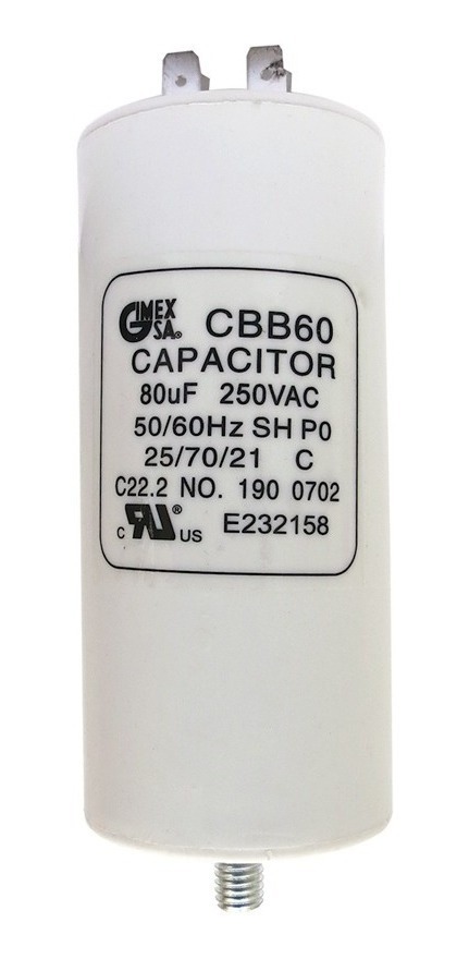 [GM-14CAPACI052CH] Capacitor Arranque Cbb60 250V 50x100mm Uf80