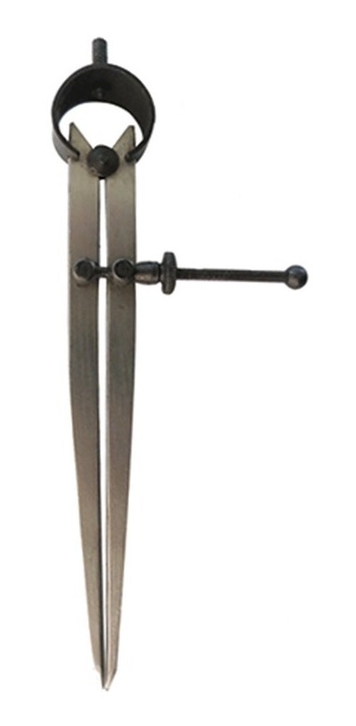 [GM-14COMPAS019VC] Compás Recto de Puntas (Trazado) 8"  Acero
