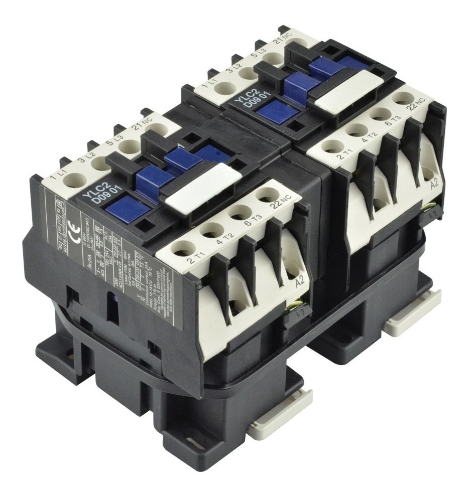 Contactor Reversible (enclavamiento) YLC2-D18 220V/60Hz