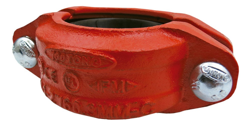 [GM-14COPLES013CH] Cople Rígido Ranurado (Unión Fija para Tubería) 3"