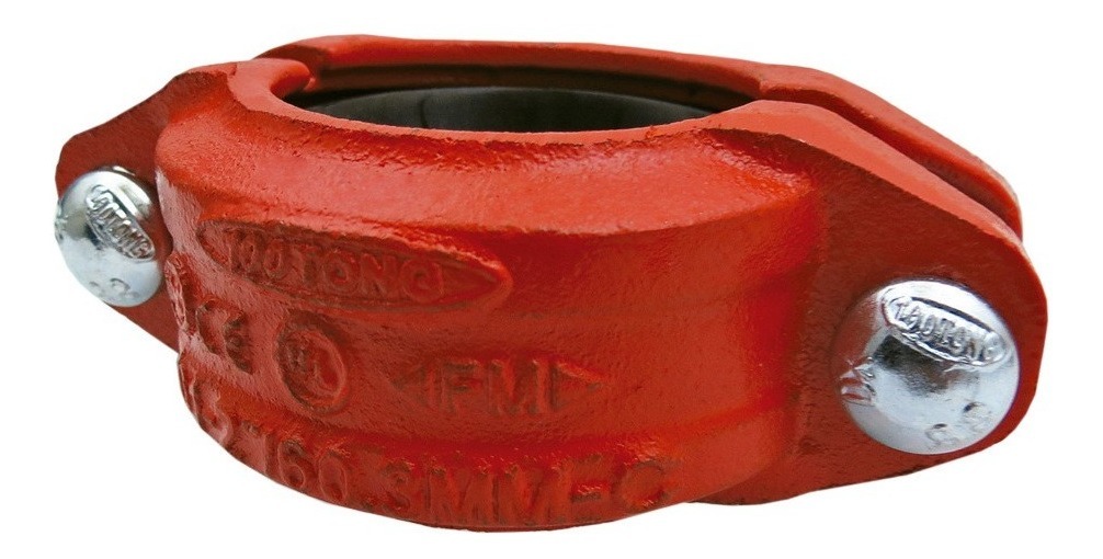 [GM-14COPLES016CH] Cople Rígido Ranurado (Unión Fija para Tubería) 8"