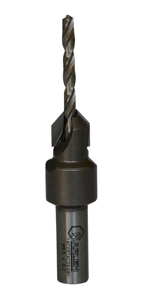 Broca Avellanadora 10 x 4 x 44mm Profesional