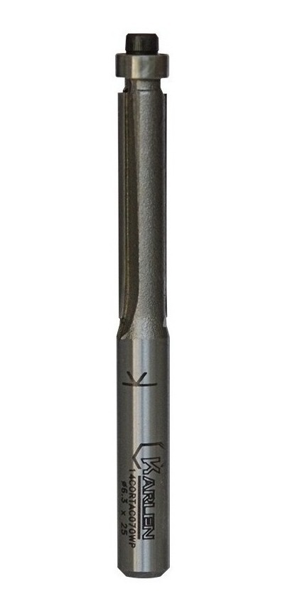 [GM-14CORTAC070WP] Broca Router Recta 6.3x25x63mm Carburo Profesional