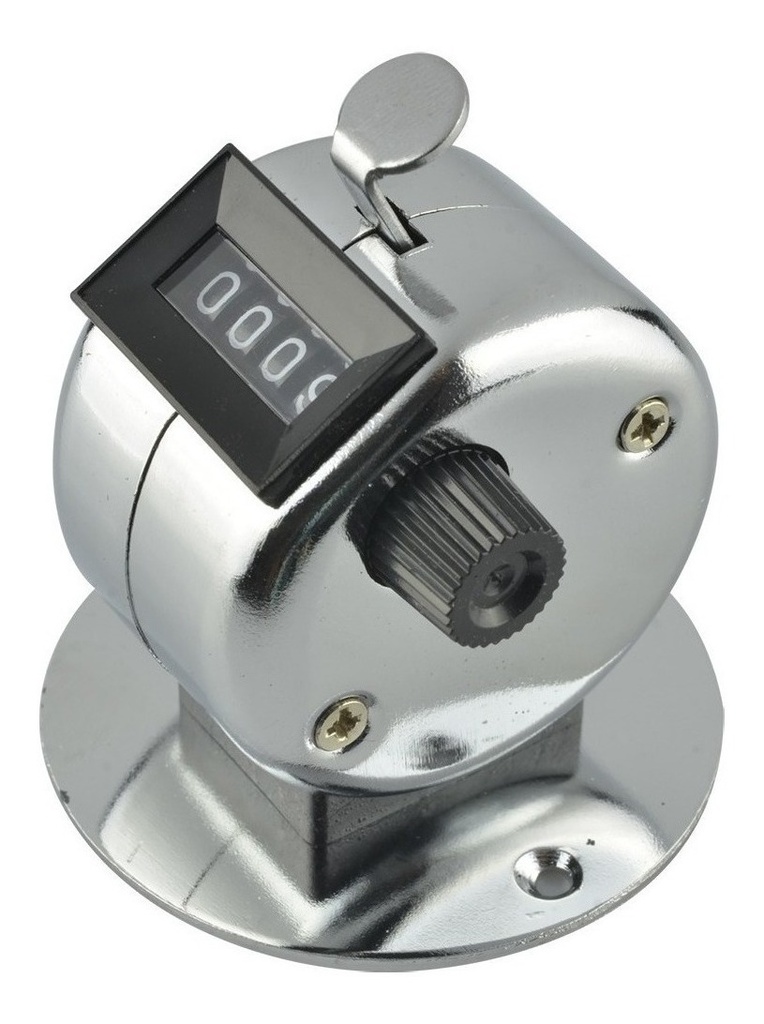 Contador Bultos Metálico Escritorio 4 Dígitos Xl Calidad