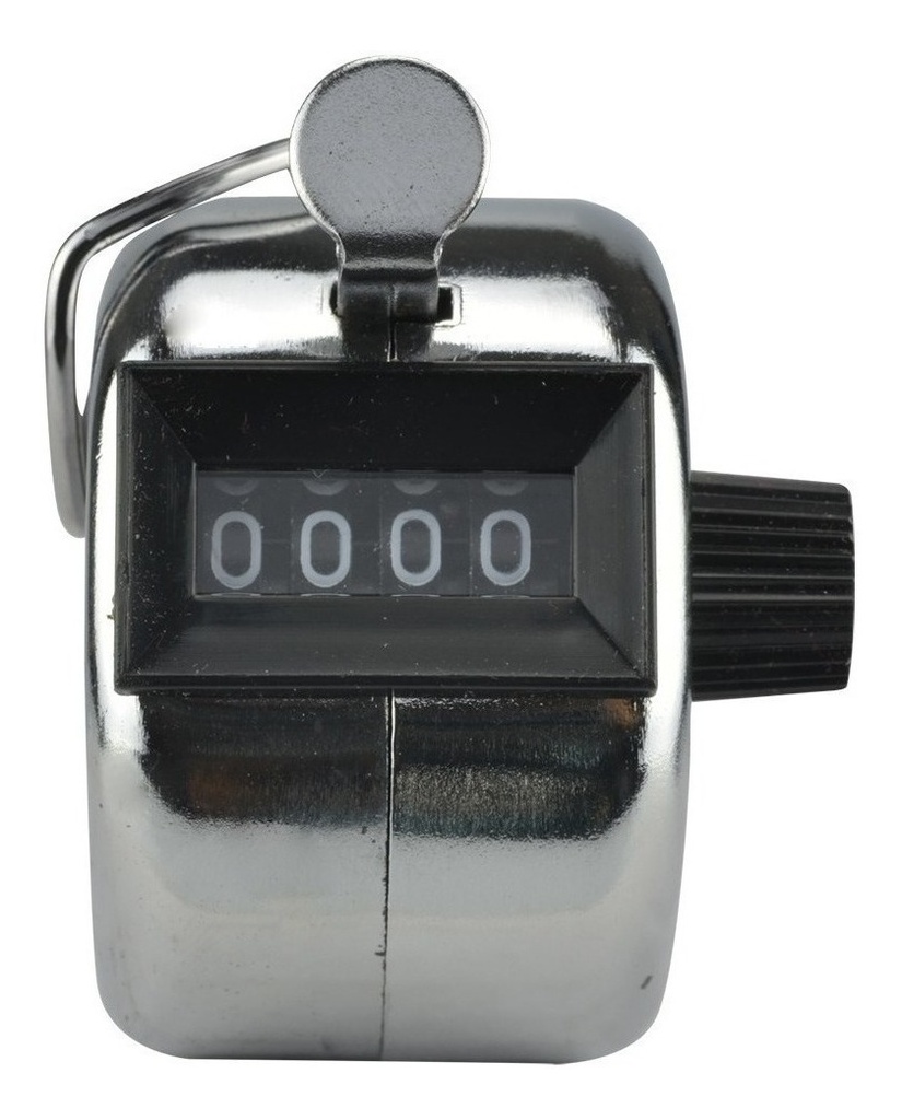 [GM-14CUENTA006TM] Contador Manual de Bultos Metálico 4 Dígitos XL