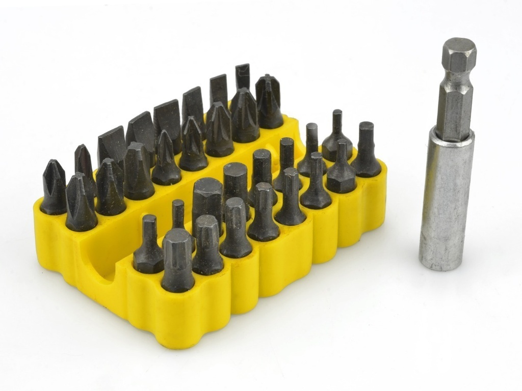 [GM-14DESARM432CH] Puntas Para Desarmador 1/4 X 25 Mm 32Pzs Envio Gratis Nuevo
