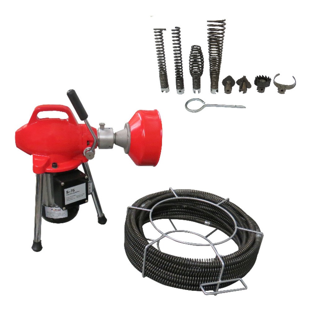 [GM-14DESTAP090CH] Destapacaños Eléctrico Industrial 250W 110V S-75