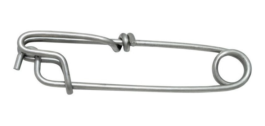 Gancho Niquelado Para Pesca Sin Destorcedor3.5x125mm