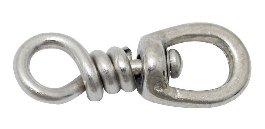 Destorcedor Plateado Para Pesca S.B.L.17Mm