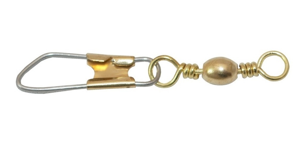 [GM-14DESTOR044MM] Destorcedor (Giratorio) Barril Latón Con Seguro #5620-7