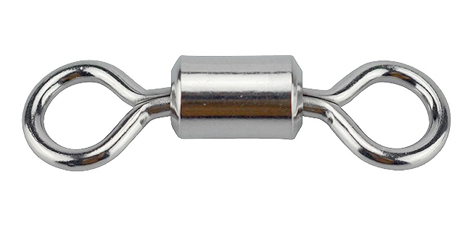 Destorcedor Niquelado Para Pesca Rolling No.5 144 Piezas