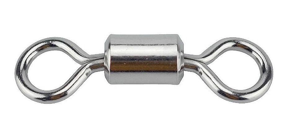 Destorcedor Niquelado Para Pesca Rolling No.1 144 Piezas