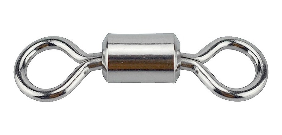 Destorcedor Niquelado Para Pesca Rolling No.1/0 144 Piezas