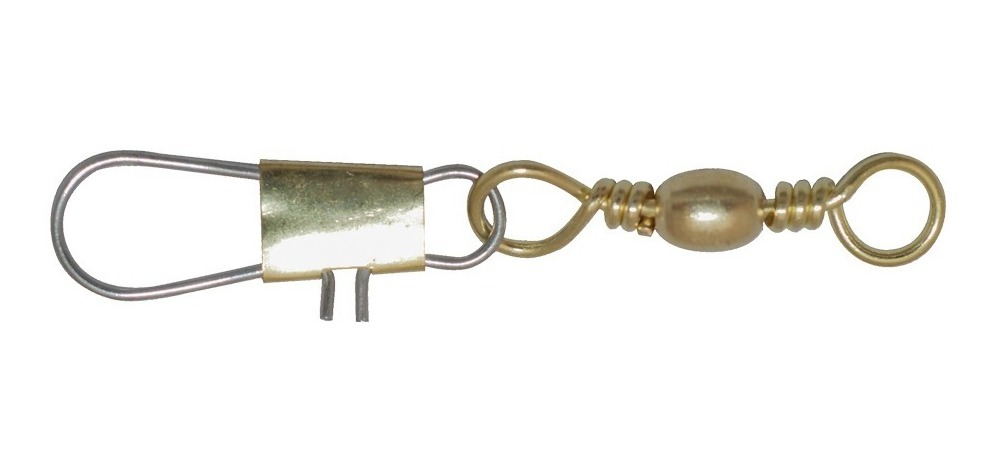 Destorcedor de Latón (Barril) con Seguro 5655-2/0 Pesca (144 piezas)