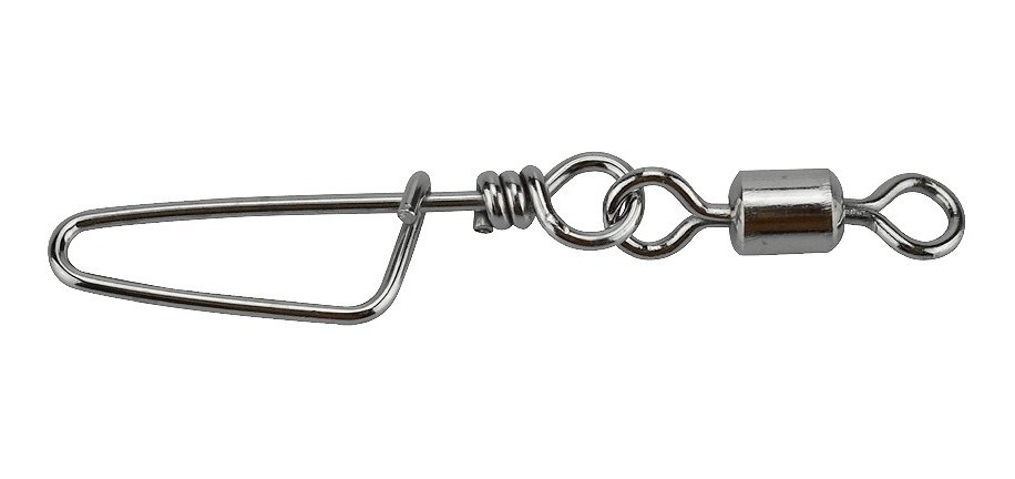 Destorcedor (Snap Swivel) con Seguro 12 Pesca (144 piezas)