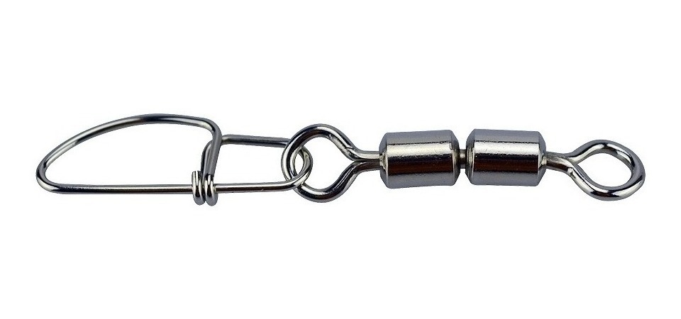 [GM-14DESTOR541CH] Destorcedor (Snap Swivel) con Seguro 8 Pesca (144 piezas)