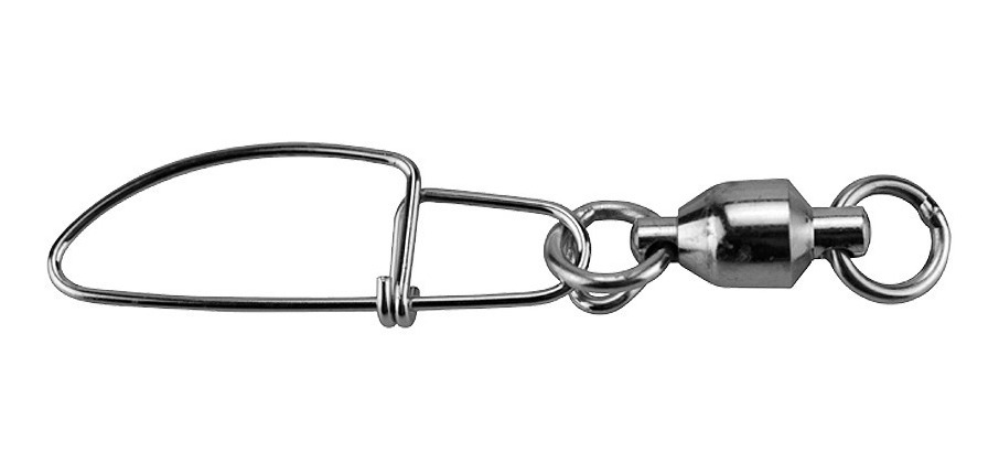 Destorcedor (snap Swivel) Con Seguro No.8 Pesca (12 Piezas) HXY-4006