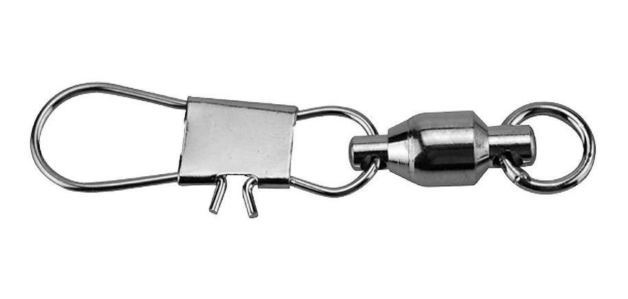 Destorcedor (snap Swivel) Con Seguro No.5 Pesca (12 Piezas) HXY-4007