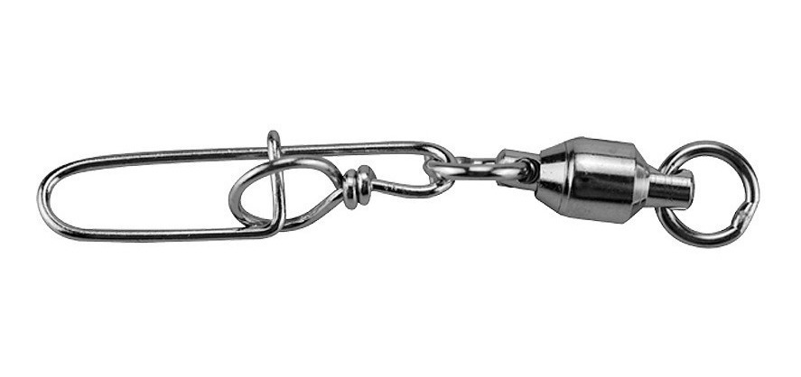 [GM-14DESTOR589CH] Destorcedor (Snap Swivel) con Seguro No.1 Pesca (12 piezas) HXY-4008