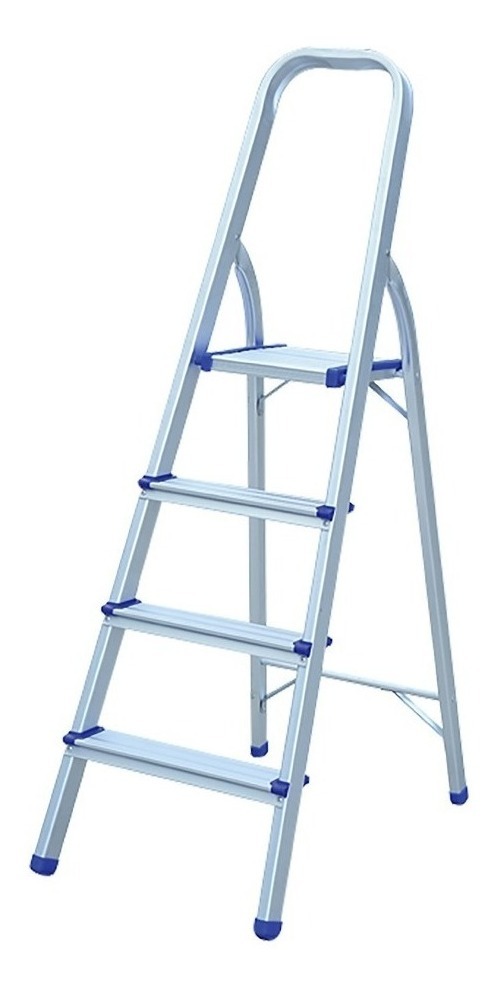 Escalera Plegable Aluminio 4 Escalones Karlen