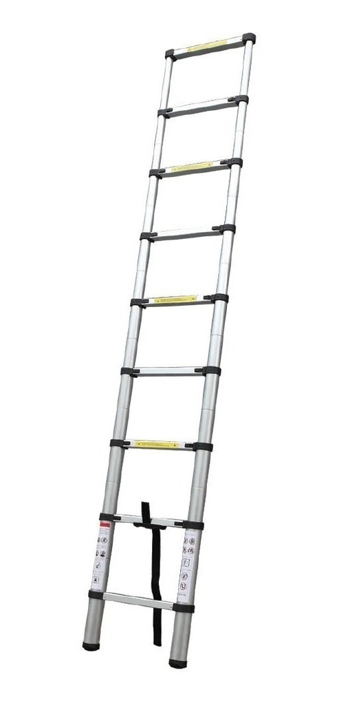 Escalera Telescópica Aluminio 2.55m Karlen