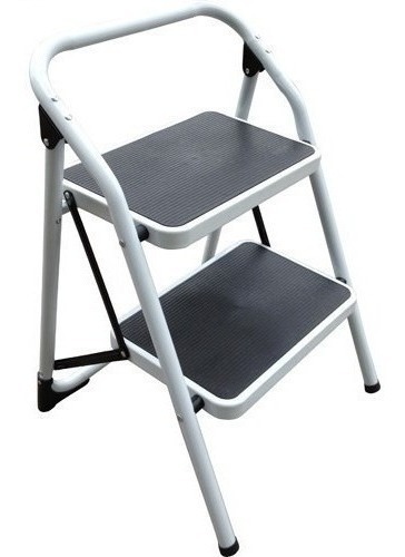 Escalera Tubular Plegable 2 Escalones