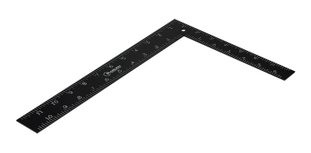 [GM-14ESCUAD030CH] Escuadra de Acero Negra 600x400mm para Taller y Herrería