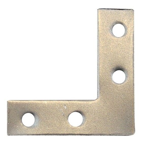 Escuadra Plana Cantonera Metal Niquelado 38 Mm El Mejor