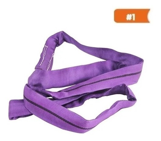 Eslinga De Carga Redonda Morada 1Ton 1Mx4Cm