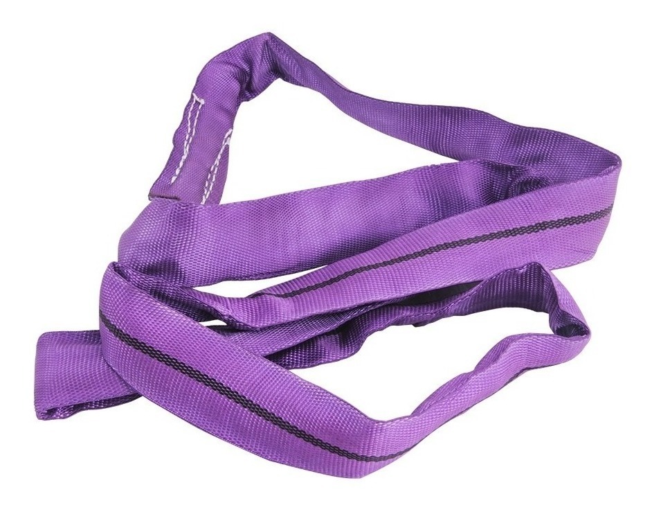 Eslinga De Carga Redonda Morada 1ton 2mx45mm