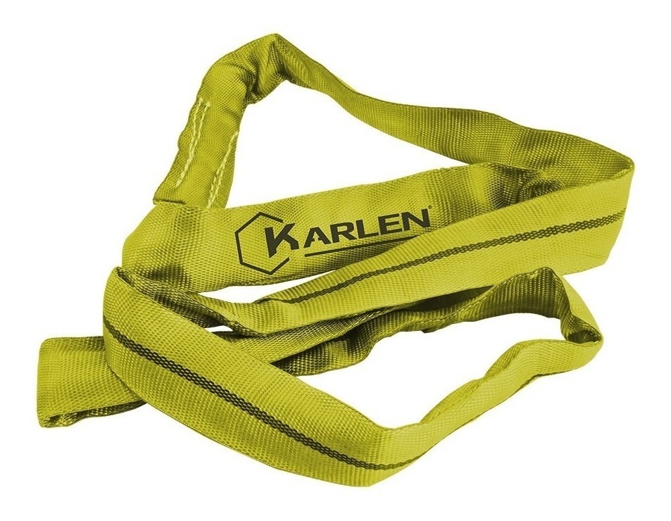 Eslinga De Carga Redonda Amarilla 3Ton 1Mx6Cm